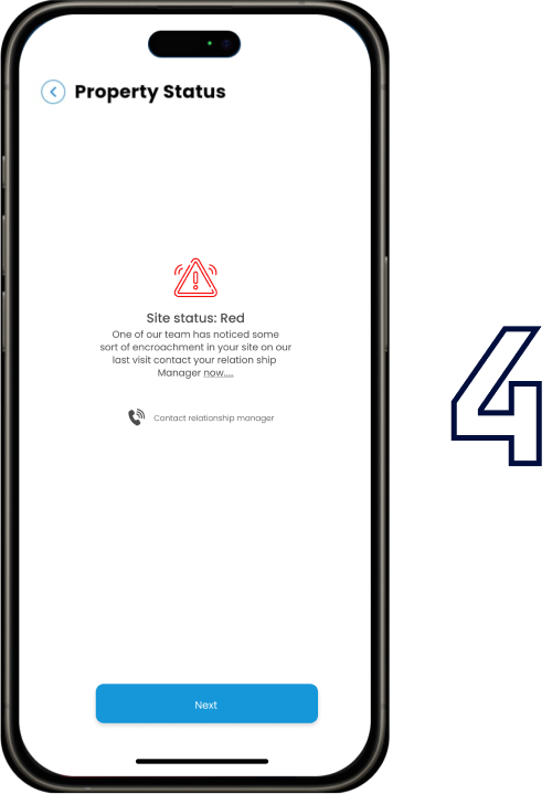 Immediate Action Screen